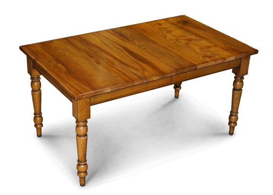 Handgefertigter Esstisch & Windsor Sthle aus Eibe & Ulmenholz von Stewart  Linford, England, 9er Set bei Pamono kaufen