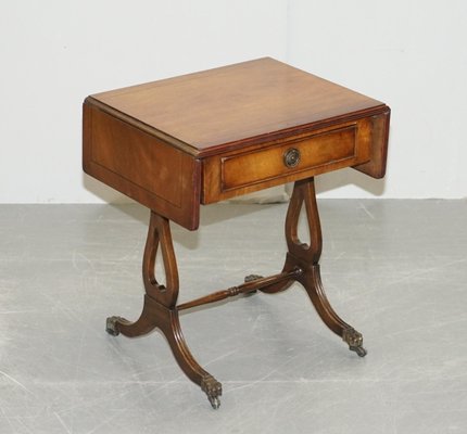 Extendable Light Walnut Side Table from Bevan Funnell