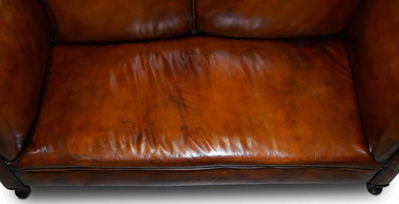 Whisky Brown Leather Sofa For At, Thomasville Leather Sofa And Loveseat