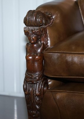 North shore 2024 leather sofa
