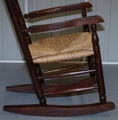 Antique morris rocking chair best sale