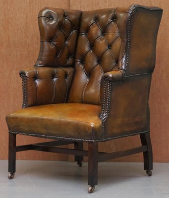 Victorian Chesterfield Cigar Brown, Tufted Leather Meaning
