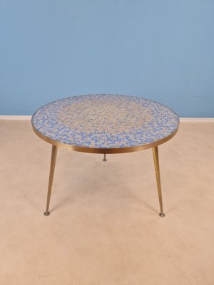Round mosaic cheap coffee table