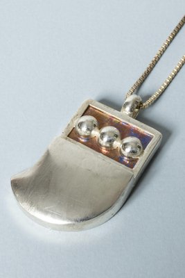 Silver Titaani Pendant by Nanny Still 