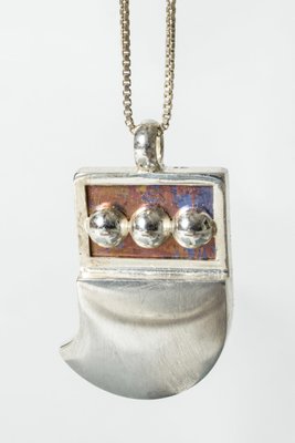 Silver Titaani Pendant by Nanny Still 