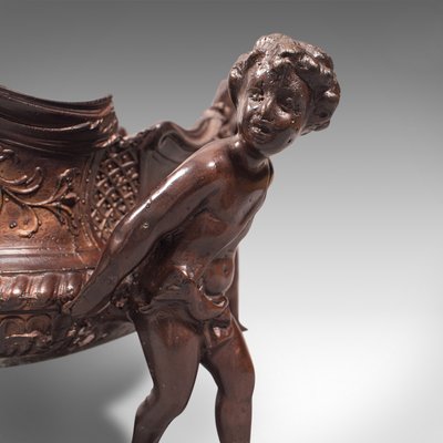 Antique Italian Bronze Decorative Jardiniere for sale at Pamono