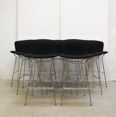 Vintage Wire Bar Stool by Harry Bertoia for Knoll Inc
