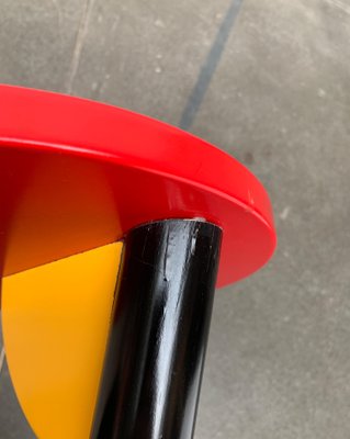 Postmodern Wooden Plant Stand or Side Table for sale at Pamono