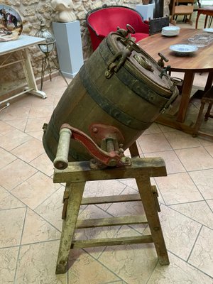 Ancienne Baratte à Beurre en bois - Décoration