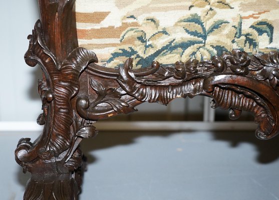 Georgian Carved Wood Fireplace Screen, 1800s for sale at Pamono