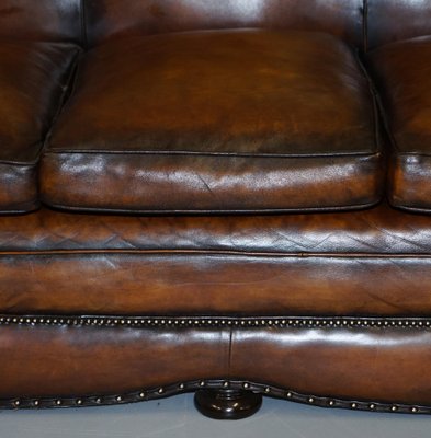 Gentleman S Club Moustache Back Sofa In, Craftsman Leather Sofa