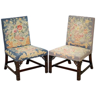 Antique cheap embroidered chair