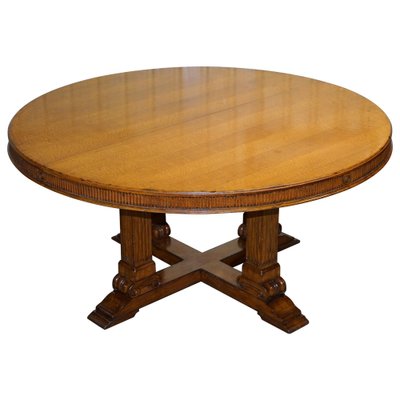 Hither Hills 6 10 Person Large Round Extending Oval Dining Table From Ralph Lauren For At Pamono Round Extending Oval Dining Table, Oval Dining Table For 6