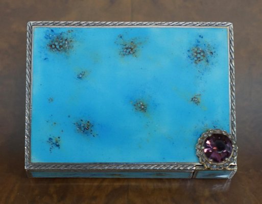 Antique Silver Powder Compact