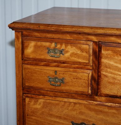 Solid Light Walnut Chest Of Drawers, Large Solid Wood Dresser