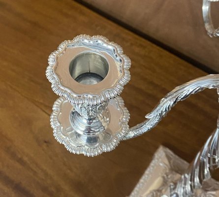 Sterling Silver Candelabra Candlesticks from Henry Wigfull 1904 Set of 2