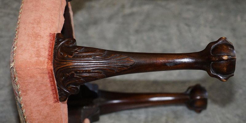 Antique claw sale foot chair