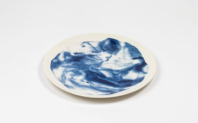 Indigo Storm Dinner Plate by Faye Toogood for 1882 Ltd for sale at 