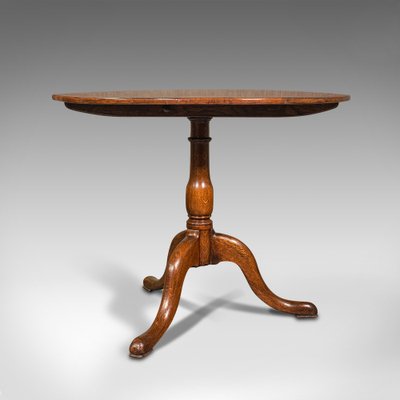 Antique English Georgian Tilt Top Side Table 1760s for sale at Pamono