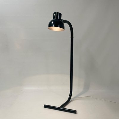 Dark green top floor lamp