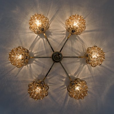Vintage bubble glass light cheap fixture