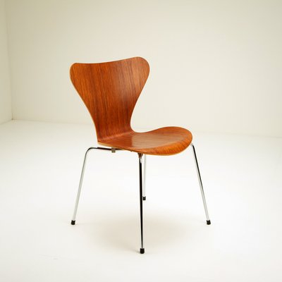 Series 7 Chair in Teak by Arne Jacobsen for Fritz Hansen, Denmark