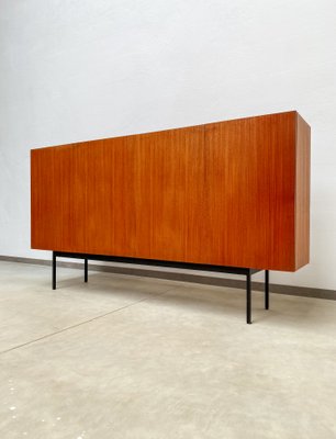 Vintage Minimalistic Teak Highboard By Dieter Waeckerlin For Behr 1950s For Sale At Pamono Vintage Minimalistic Teak Highboard By Dieter Waeckerlin For Behr 1950s For Sale At Pamono