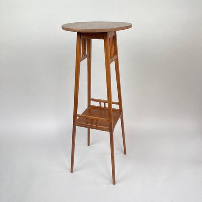 Tall wooden sale plant stand