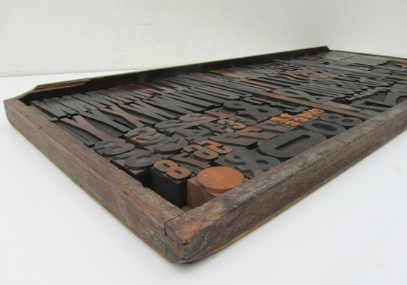 wooden letter and number blocks