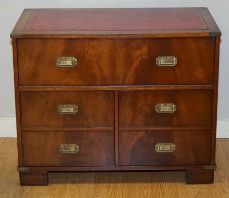 Military Campaign Cabinet With, Vintage Dresser Record Player