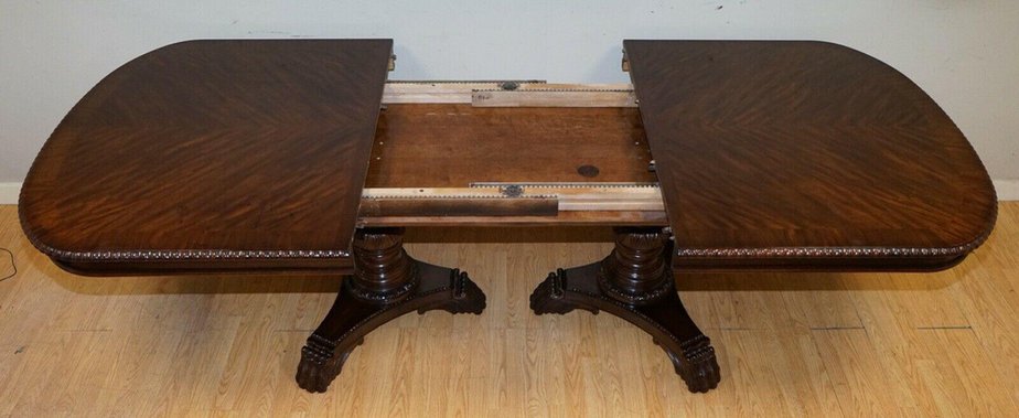 Bernhardt extendable 2024 dining table