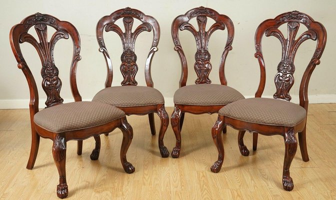 Vintage Hardwood Dining Chairs From, Where Are Bernhardt Sofas Made Hong Kong