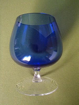 10 Bicchieri Cognac Colorati Vetro Di Murano