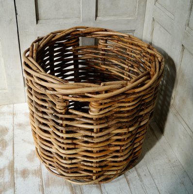 Antique French Basket 1900 Antique French platform basket