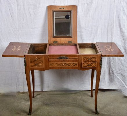 Wooden Rose Dressing Table For, Antique Mirror Writing Desk Organizer