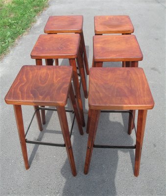 Bar Stools Spain 1960s Set Of 6 For, Outdoor Bar Stools Set Of 6