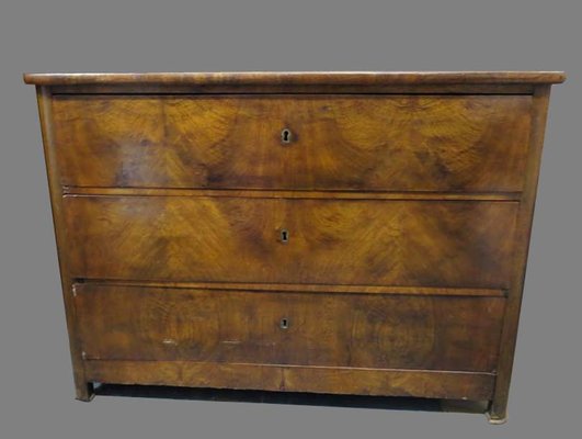 Antique Burl Dresser with Three Drawers for sale at Pamono