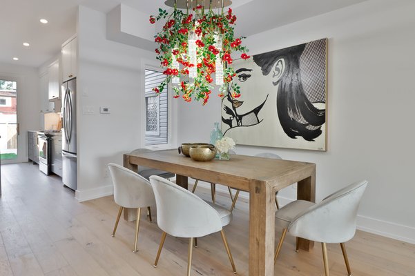 Large round sale modern chandelier