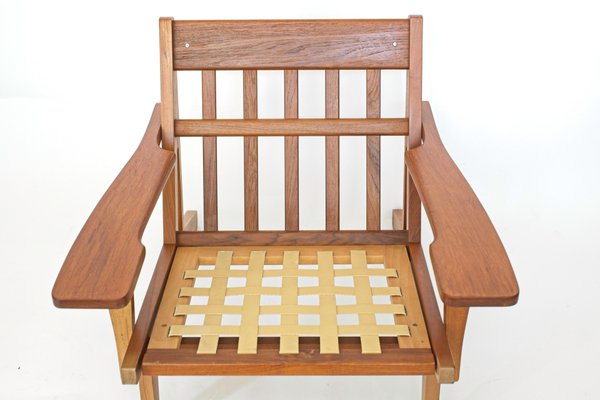GE 370 Easy Chair by Hans J. Wegner for Getama for sale at Pamono