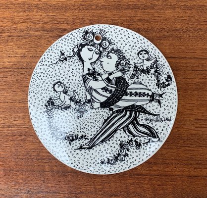 Mid-Century Danish Calendar Wall Plates by Bjørn Wiinblad for