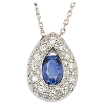 Gold Drop Pendant Necklace 