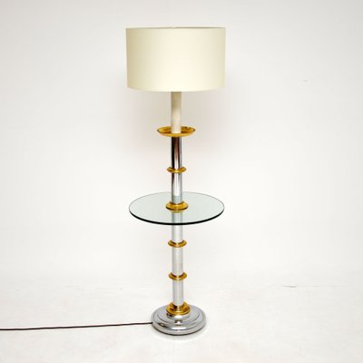 Vintage Chrome Brass Floor Lamp For, Gold Brass Floor Lamp