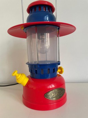 Vintage Japanese Postmodern Tricolor Plastic Lantern by Kyoji