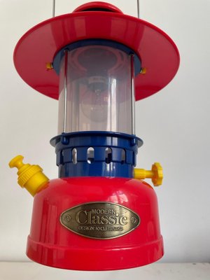 ライト・ランタン Tanaka Vintage Japanese Postmodern Tricolor Plastic Lantern by Kyoji
