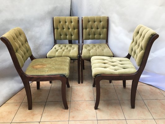 Chesterfield style cheap dining chairs
