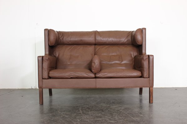 2292 Coupe Leather Sofa By Børge Mogensen For Fredericia At Pamono 2292 Coupe Leather Sofa By Børge, Leather Sofa With High Back