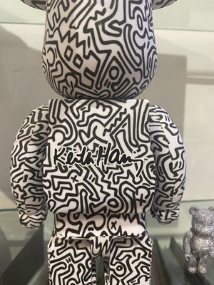 Keith Haring, 400% & 100% Bearbrick, Set of 2 for sale at Pamono