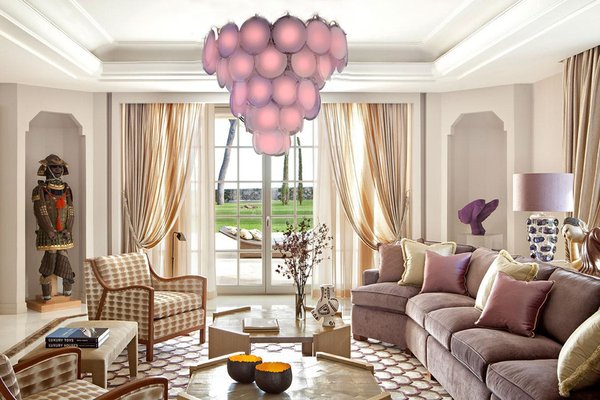 Glass disc chandelier deals