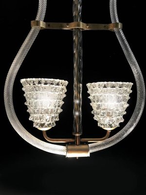 Barovier&Toso Murano glass pendant lamp