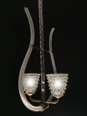 Barovier&Toso Murano glass pendant lamp
